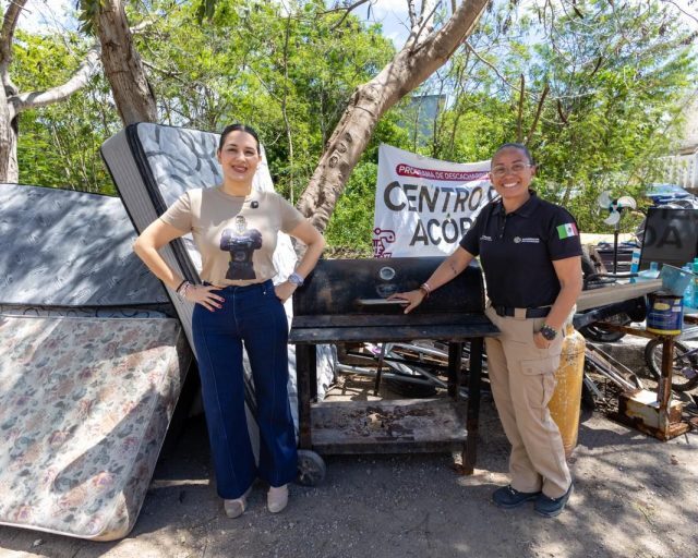 Estefanía Mercado encabeza jornada de servicios públicos en el fraccionamiento Cataluña