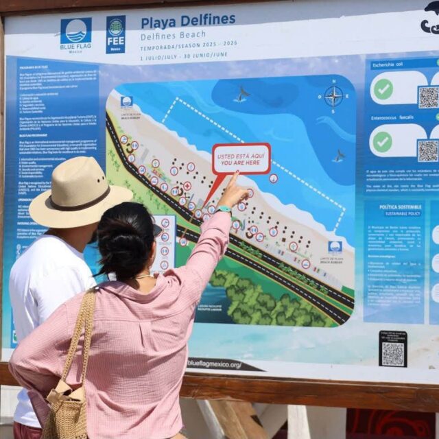Refuerzan operativo de seguridad en playas de Cancún ante el inicio de las vacaciones de verano