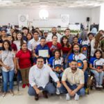 Estefanía Mercado entrega las primeras becas económicas para atletas de alto rendimiento de Playa del Carmen