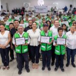 Estefanía Mercado destaca la labor y el compromiso de los Vigilantes Escolares de Playa del Carmen